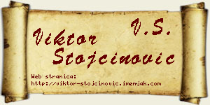 Viktor Stojčinović vizit kartica